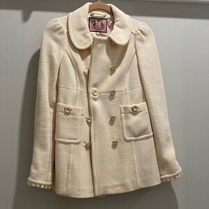 Juicy Couture double-breasted peacoat